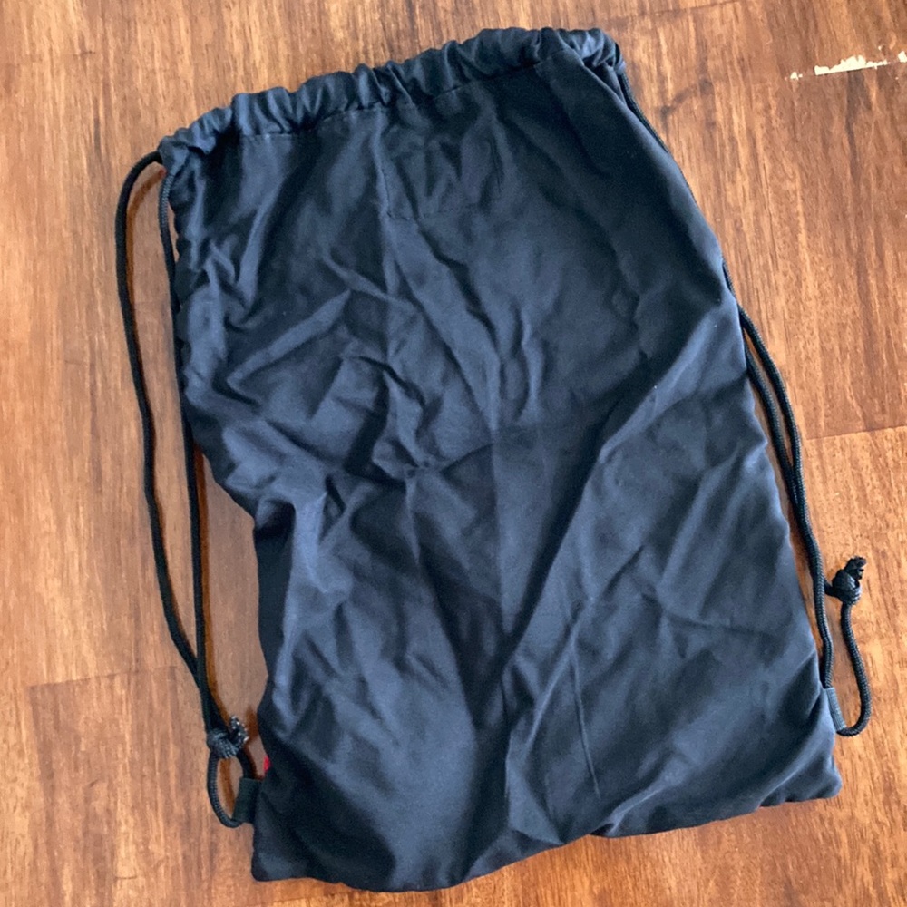 Puma Drawstring Backpack String Bag Red Black Pou… - image 5